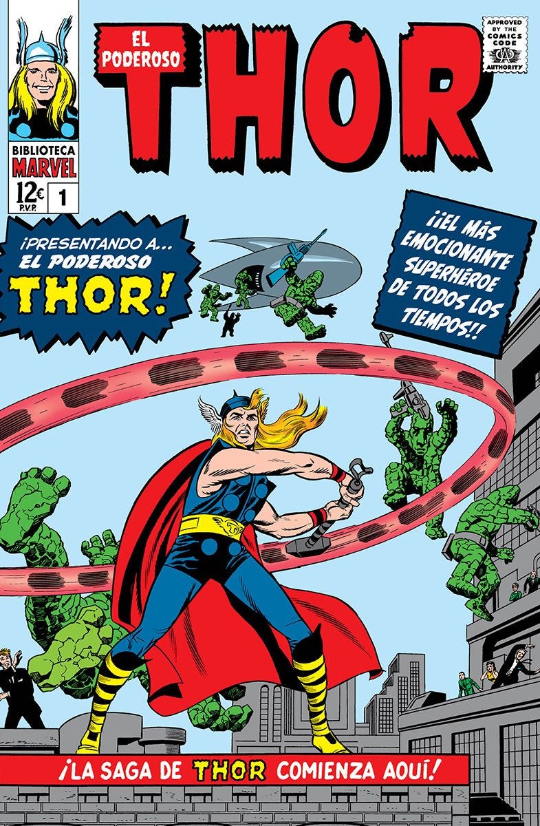 Joe Sinnott, Al Hartley, Stan Lee, Jack Kirby, Larry Lieber: Biblioteca Marvel 3. El Poderoso Thor 1 (Paperback, Castellano language, Panini, Marvel)