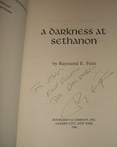 Raymond E. Feist: A darkness at Sethanon (1986, Doubleday)