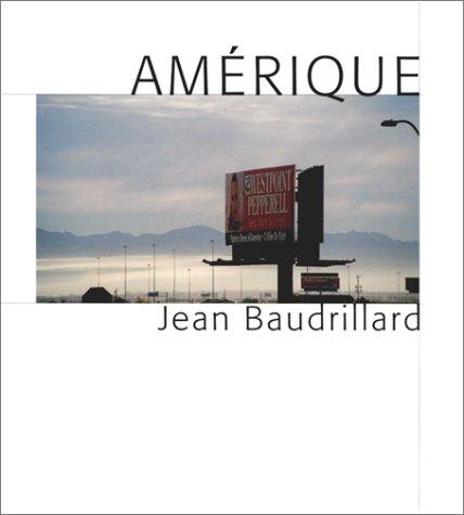 Jean Baudrillard: Amérique (Paperback, 2000, Descartes & Cie)