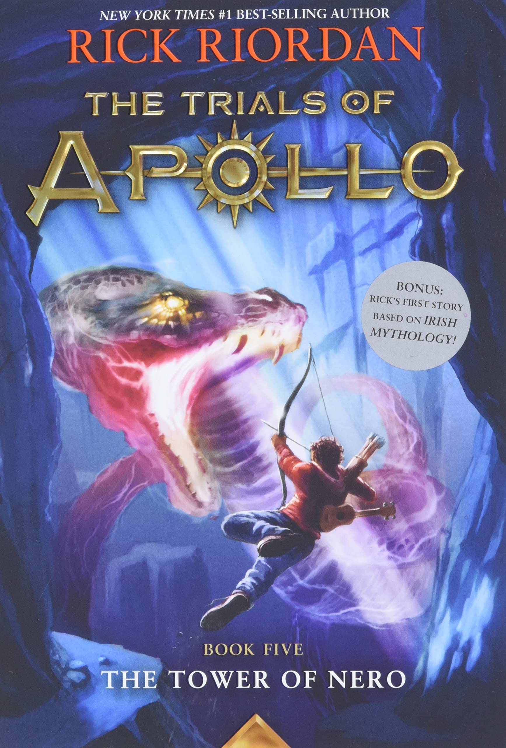 Rick Riordan: The Trials of Apollo: The tower of Nero (Inglese language, 2020, Disney, Hyperion)
