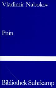 Vladimir Nabokov: Pnin. (German language, 1998, Suhrkamp)