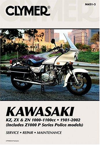 Clymer Publications: Clymer Kawasaki KZ, ZX, & ZN 1000-1100cc, 1981-2002 (Paperback, 2003, Primedia)