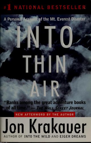 Jon Krakauer: Into thin air (1999, Anchor Books/Doubleday)