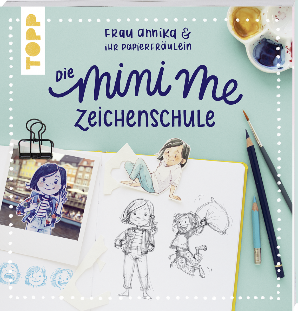 Frau Annika: Die Mini me Zeichenschule (Paperback, Deutsch language, Frech Verlag Topp Kreativ)