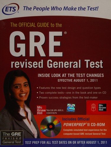 Educational Testing Service: The official guide to the GRE revised general test (2011, Tata McGraw-Hill Education Private Limited)