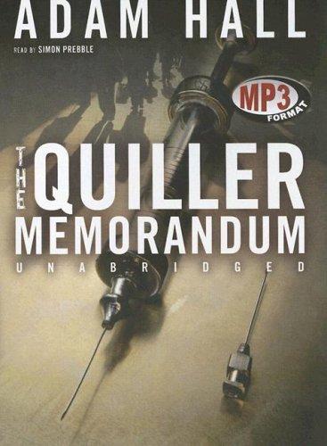 Adam Hall: The Quiller Memorandum (AudiobookFormat, 2006, Blackstone Audiobooks)
