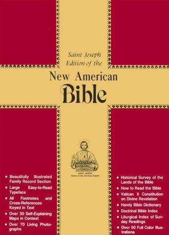 Bible: Saint Joseph Edition of the New American Bible/Black Bonded Leather/       Large Type/No. 611/13Bk (Hardcover, 1991, Catholic Book Publishing Company)