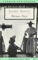 George Orwell: Burmese days (1986, Secker & Warburg)