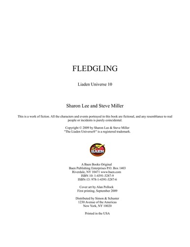 Sharon Lee: Fledgling (2009, Baen Books)