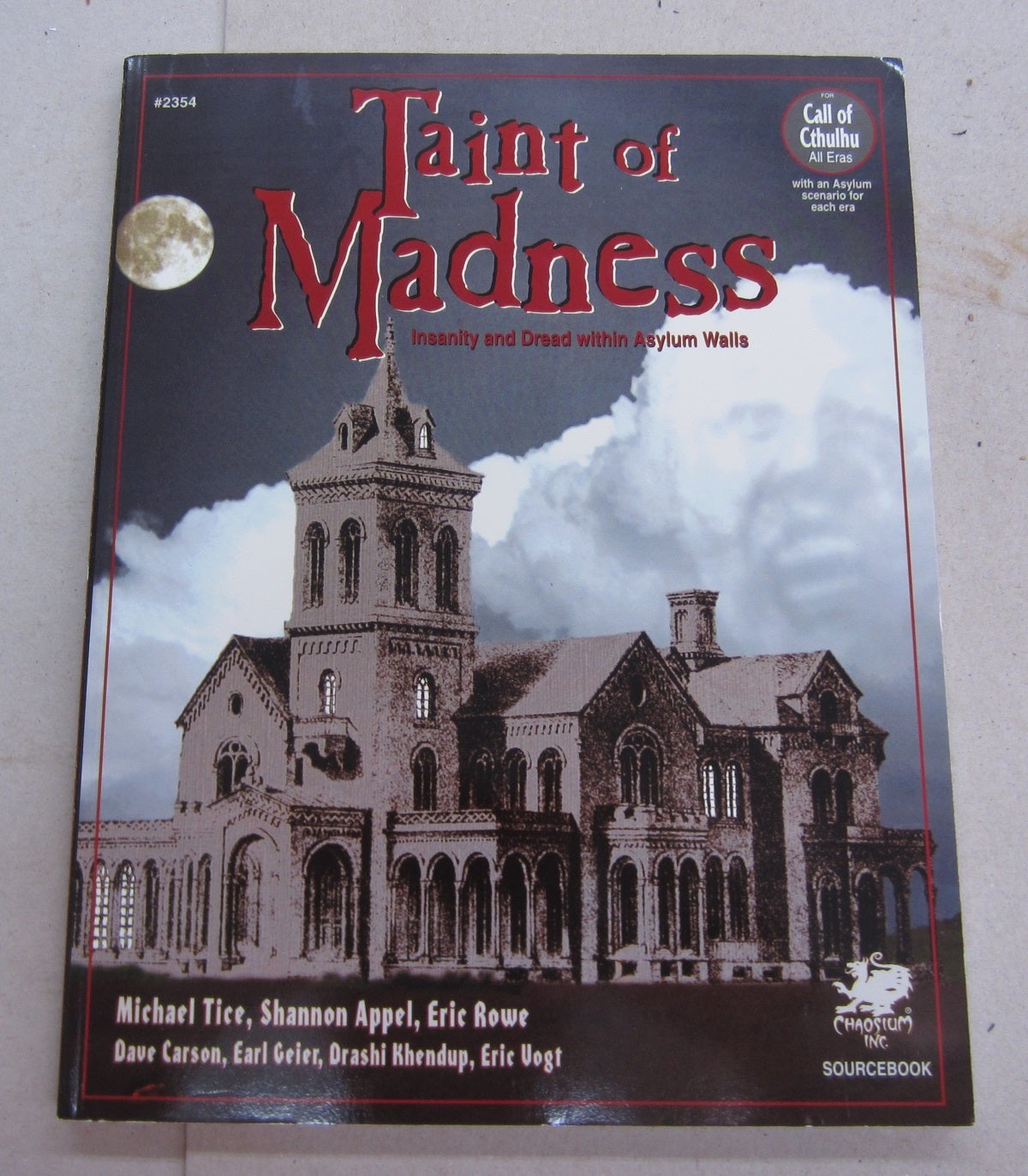 Michael Tice, Shannon Appel, Eric Rowe: Taint of Madness (Paperback, Chaosium Inc.)