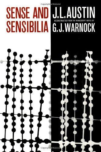 Sense and sensibilia (Oxford University Press)