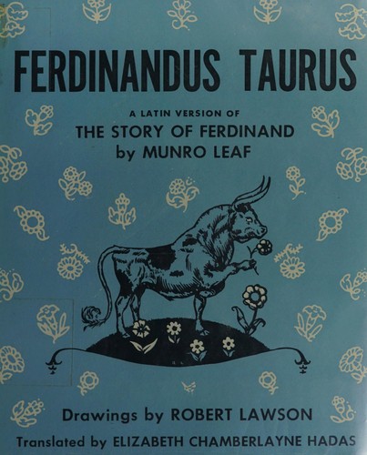 Munro Leaf: Ferdinandus taurus (Latin language, 1962, D. McKay)