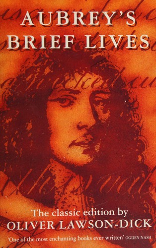 John Aubrey: Brief Lives (Paperback, 1992, Mandarin)