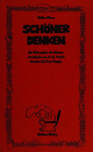 Schöner denken (Hardcover, German language, 1996, Eichborn)