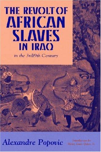 Alexandre Popović: The revolt of African slaves in Iraq in the IIIrd/IXth century (1999, Markus Wiener Publishers)