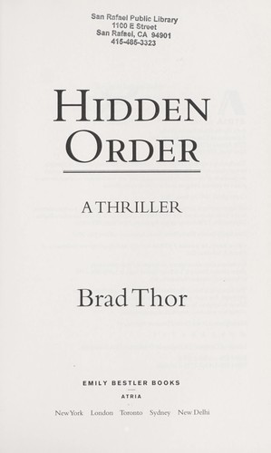 Brad Thor: Hidden order (2013)