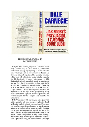 Dale Carnegie: Jak Zdobyc Przyjaciol i Zjednac Sobie Ludzi (How to Win Friends and Influence People) - in Polish language (Paperback, Polish language, 1936, Studio Emka)