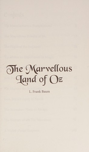 L. Frank Baum: The Marvellous Land of Oz (Paperback, Sweet Cherry Publishing)