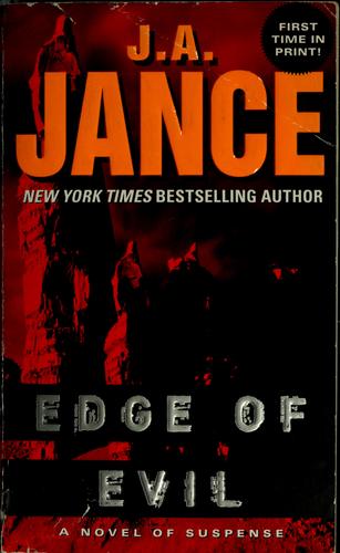 J. A. Jance: Edge of evil (2006, Avon Books)