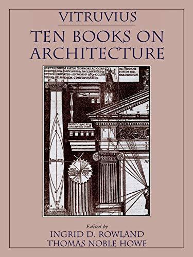 Vitruvius: Ten books on architecture (2001, Cambridge University Press)