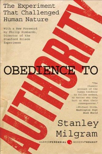 Stanley Milgram: Obedience to Authority (Paperback, 2009, Harper Perennial Modern Classics)