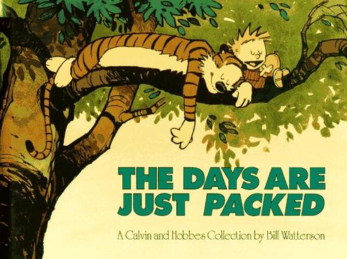 Bill Watterson: The days are just packed (1993, Andrews and McMeel)