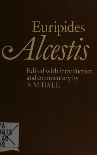 Euripides: Alcestis (1978, Clarendon Press)