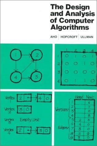 Alfred V. Aho, John Edward Hopcroft, Jeffrey David Ullman: The Design and Analysis of Computer Algorithms (1974)