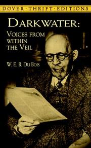 W. E. B. Du Bois: Darkwater (1999, Dover Publications)