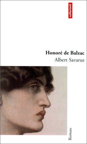 Honoré de Balzac: Albert Savarus (French language, 1994, Editions Autrement)