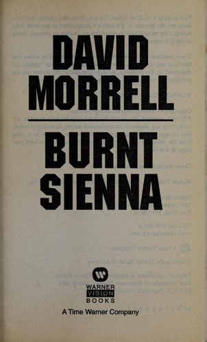 David Morrell: Burnt sienna (2000, Warner Books)