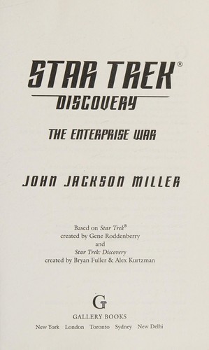 John Jackson Miller: Star Trek : Discovery (2019, Pocket Books/Star Trek)