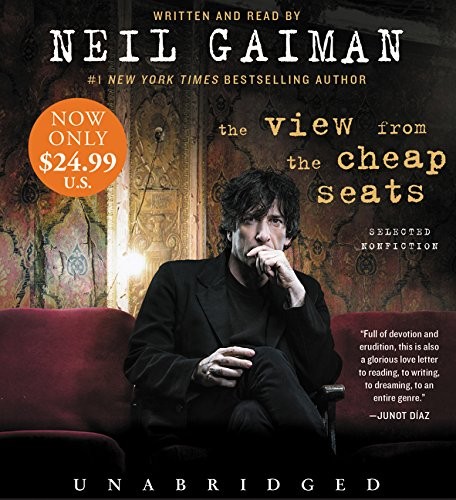 Neil Gaiman: The View from the Cheap Seats Low Price CD (2017, HarperAudio)