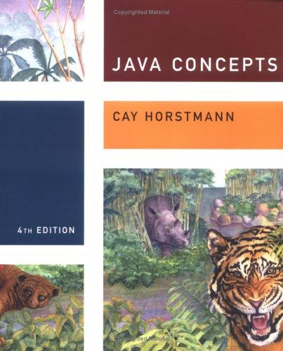Cay S. Horstmann: Java concepts (2005, Wiley)