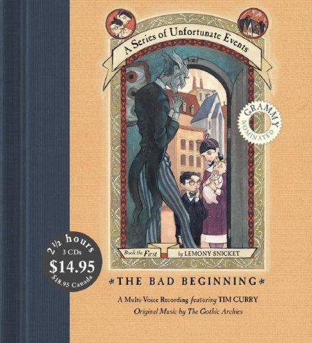 Lemony Snicket: Series of Unfortunate Events #1 Multi-Voice CD, A:The Bad Beginning CD Low Price (Series of Unfortunate Events) (AudiobookFormat, 2007, HarperChildrensAudio)