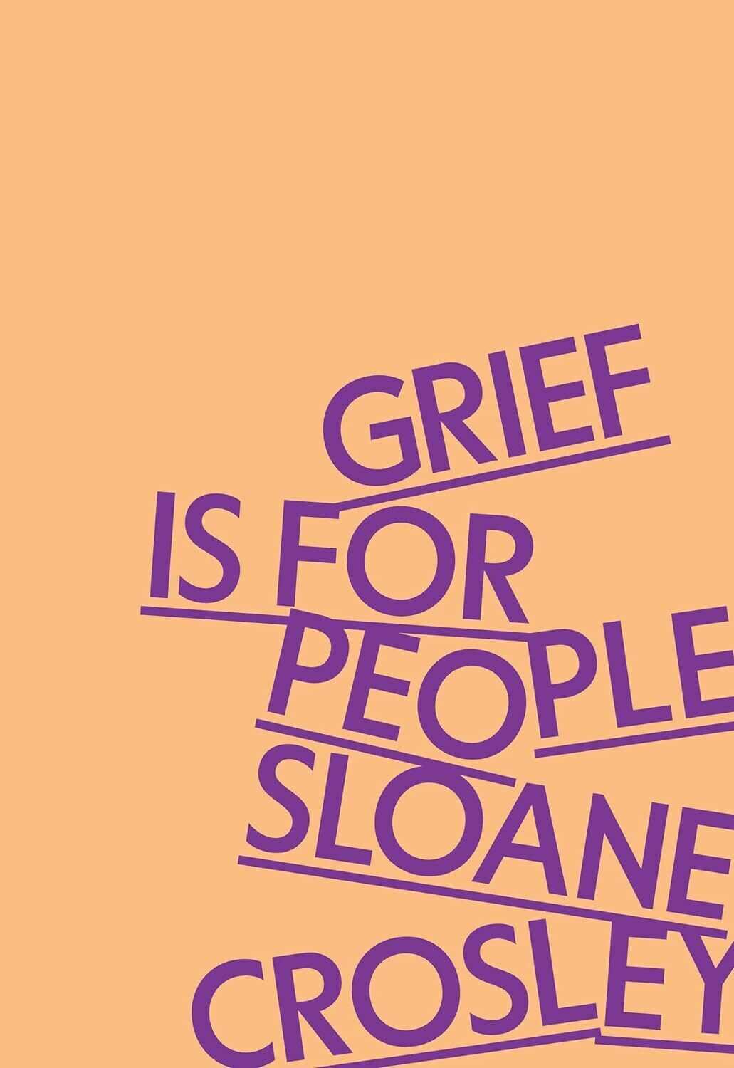 Sloane Crosley: Grief Is for People (2024, Farrar, Straus & Giroux)