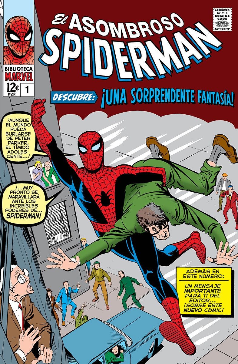 Stan Lee, Jack Kirby, Steve Ditko: Biblioteca Marvel. El Asombroso Spiderman 1 (Español language, Panini Cómics)
