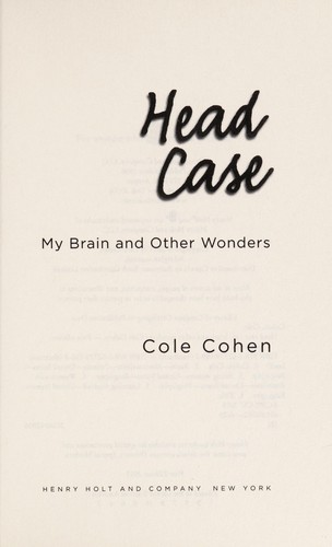 Cole Cohen: Head case (2015)