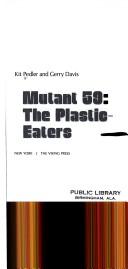 Kit Pedler: Mutant 59 (1972, Viking Press)