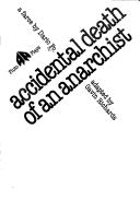 Dario Fo: Accidental death of an anarchist (1980, Pluto Press)