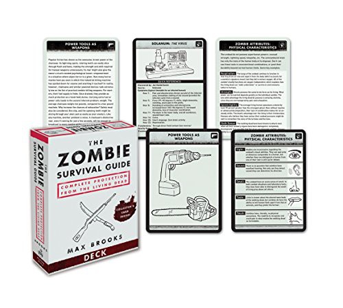 Max Brooks: The Zombie Survival Guide Deck (2008, Potter Style)