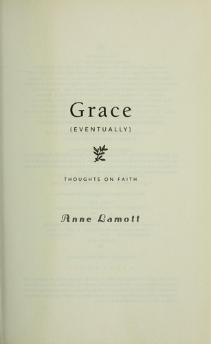 Anne Lamott: Grace (eventually) (Hardcover, 2007, Riverhead Books)