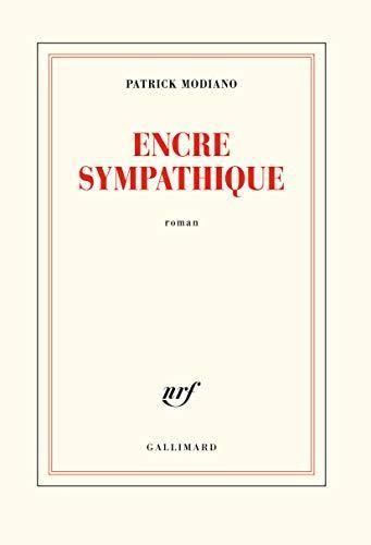 Patrick Modiano: Encre sympathique (French language, 2019)