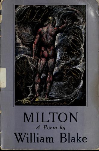 William Blake: Milton (1978, Shambhala)