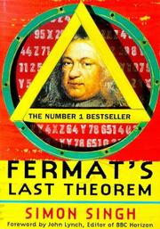 Simon Singh: Fermat's last theorem (1998, Fourth Estate)