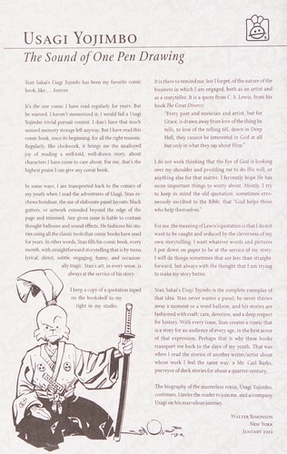 Stan Sakai: Usagi Yojimbo (2012, Dark Horse Books)