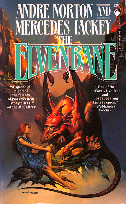 Mercedes Lackey, Andre Norton: The Elvenbane (1993, Tor Books)