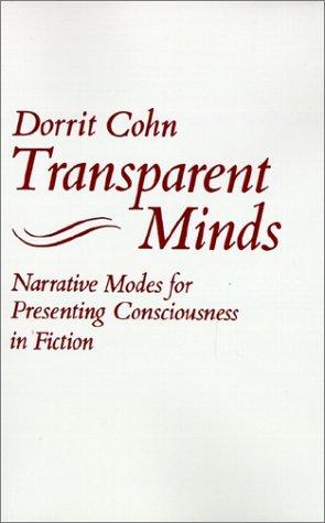Dorrit Claire Cohn: Transparent Minds (Paperback, 1984, Princeton University Press)