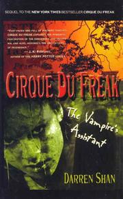 Darren Shan: The vampire's assistant (2002, Thorndike Press)