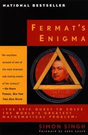 Simon Singh: Fermat's Enigma (1998, Anchor)